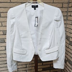 NWT Worthington Ladies Blazer/Jacket Sz 16 White